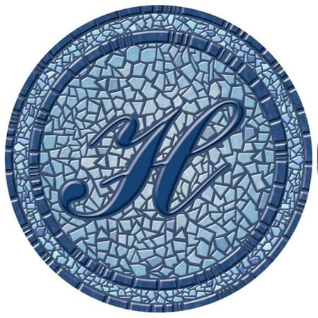 Lamatek Lamatek 67B00-0044H 29 in. dia. Monogram Mosaic Poolsaic Mat- H 67B00-0044H